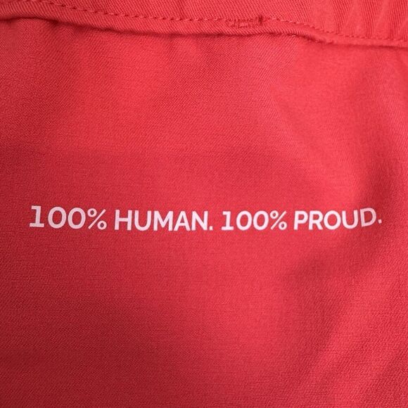 FIGS Mens Tansen Jogger Scrub Pants XXL SHORT Red Pink Cargo Scrubs Pride Month - Picture 11 of 13